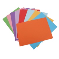 Cartulina de Colores Vibrantes, 100g, Gruesa, Resistente, Superficie Lisa, para Cortar, Doblar, Manualidades, Tarjetas de Felicitación, Proyectos Escolares, Múltiples Usos
