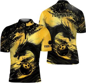 Ensemble de maillots de bowling personnalisés Conceptions personnalisées par sublimation pour les équipes Chemises de bowling confortables et durables - Product Image 2