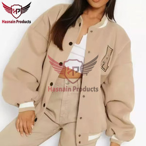 Femmes Vintage Sport Style À Manches Longues Racing Veste Nouveau Design Coton Bomber Baseball Manteau Broderie Respirant Imprimé - Product Image 3