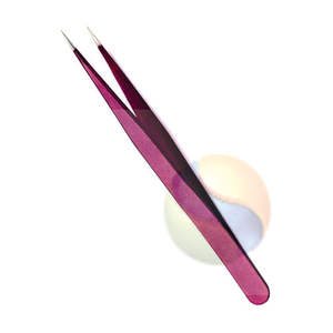 Pinces à cils volumineuses de qualité supérieure, logo personnalisé, acier inoxydable de haute précision, outil d'extension de cils, cils volumineux professionnels - Product Image 1