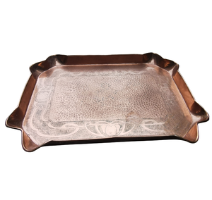 Plateau de service design personnalisé Plateau de service en cuivre Plateau de service pour collations Plateau de service de table personnalisé - Product Image 1