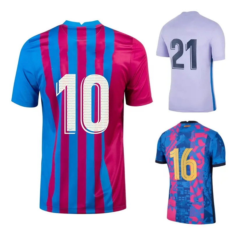 Custom 22 23 Nieuwe Seizoen Quick Dry Jersey Voetbal Shirt Mannen Kleding Uniform Sublimatie Voetbal Jersey Set Kits Voetbal Slijtage