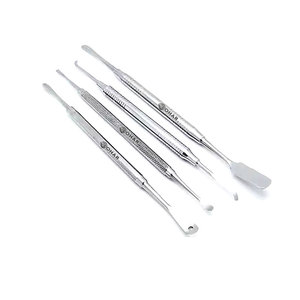 Juego de 4 Uds. De Instrumentos dentales manuales de acero inoxidable de alta calidad, nuevo elevador perióstico, implante quirúrgico estándar - Product Image 1