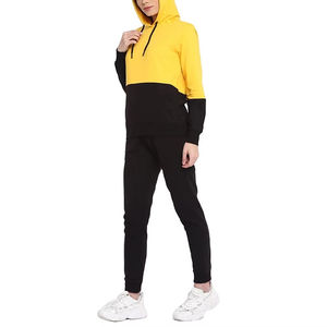 Chándal de mujer 100% algodón polar poliéster peso pesado cómodo 500 GSM chándal de gran tamaño chándal de mujer - Product Image 1