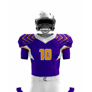 Nouveauté Uniformes de football américain pour adultes et clubs de jeunes Personnalisé Ensemble complet de maillot et de pantalon assorti Utilisation sportive - Product Image 4