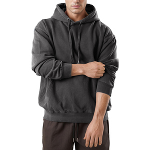 2025 fabricante superior Unisex manga completa lavado ácido Sudadera con capucha logotipo personalizado impresión Digital bordado 3D 100% algodón polar - Product Image 2