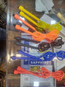 Corde à sauter colorée réglable en PVC pour l'exercice et le fitness, corde à sauter rapide - Product Image 4