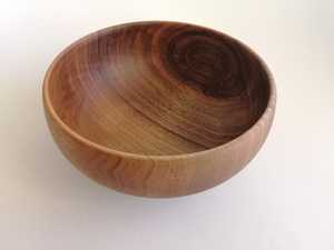 Cuencos de comida de cocina de madera reutilizables Acacia madera verduras frutas cuencos para mezclar - Product Image 2