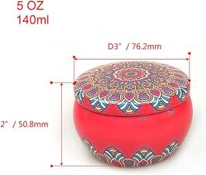 Elegant Gold Luxury Metal Votive <b>Holder</b> with Custom Print Handmade Home Decoration <b>Candle</b> Jar <b>Holder</b> - Product Image 5