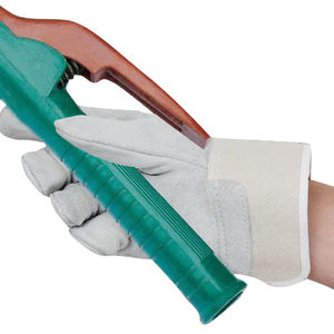 Gants de travail flexibles en cuir de vachette avec logo personnalisé Gants de travail de sécurité pour écran tactile Gants de travail à prix de gros - Product Image 4
