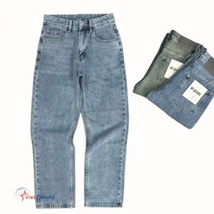 Venta al por mayor de pantalones de mezclilla de cintura media Harem para hombres de negocios Casual Stretch Regular Jeans clásico Formal ODM Direct Vietnam Factory - Product Image 4