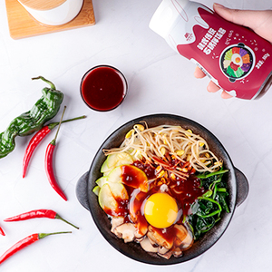 Salsa Coreana Bibimbap Picante y Sabrosa para Arroz Mezclado, Marca Mckeith, Sabor Picante, Envase en Botella, <span class=keywords><strong>Precio</strong></span> al por Mayor, Artículos en Stock - Product Image 4