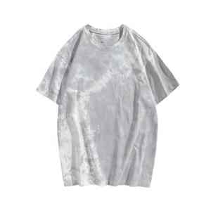 High Quality <b>Men's</b> Casual Acid Wash T-<b>Shirt</b> Slim Fit Drop Sleeve Custom Plain <b>Tie</b> <b>Dye</b> 100% Cotton Manufacturer Dropshipping - Product Image 3