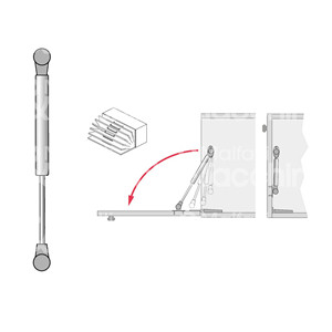 ลูกสูบย้อนกลับสำหรับความแข็งแรงของหน่วยผนัง: NW 80 - Product Image 1