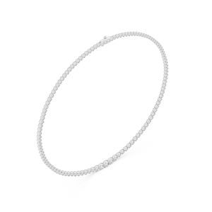 Collier de mariage en or jaune 14 carats avec diamant rond de laboratoire pour femmes, cadeau de mariage élégant certifié de luxe - Product Image 4
