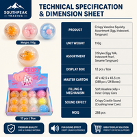 Southpeak Toy Crispy Vaseline Squishy Squishy Toy Crunchy Squishy Fidget Toy Sensory Squeeze Toy Wholesale Bulk Factory OEM WS