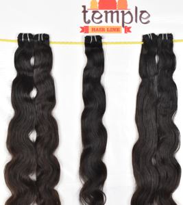 Vietnamien 100% Non Transformé Vague Naturelle Double Trame Machine Extensions de Cheveux Humains pour Femmes Noir 100% Virgin Traitement Aucun - Product Image 5