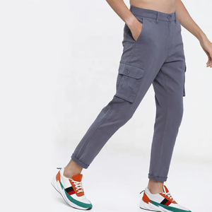 กางเกงคาร์โก้สำหรับผู้ชายผ้าฝ้าย100% แบบมีกระเป๋าระบายอากาศได้แบบมีหลายกระเป๋ากางเกงใส่กลางแจ้งผ้า ripstop - Product Image 4