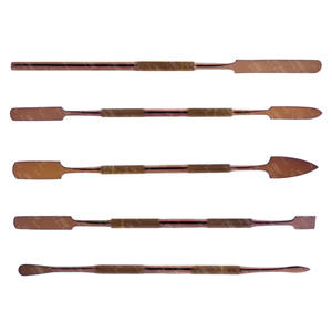 Herramienta de tallado de cera de hoja plana profesional, gancho curvo, herramientas de tallado de cera Dental, juego de esculpir de doble extremo, borde afilado antideslizante - Product Image 2