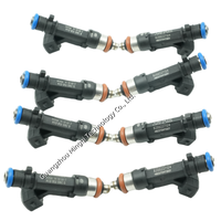 Inyectores de Combustible Nuevos 0280158034 8200227124 75114034 6001548024 para Dacia 2004 Lodgy Dokker Renault Logan 1.4-1.6L