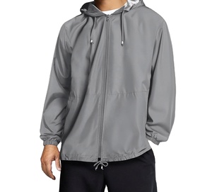 Chaqueta Cortavientos Reversible Personalizada al por Mayor para Hombre, Nueva Chaqueta Softshell Impermeable de Moda con Cremallera - Product Image 1