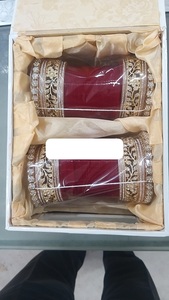 Chura Nupcial con Detalles Dorados, Joyería Punjabi de Moda para Bodas, Accesorio Imprescindible de Proveedor Indio, Hecho de Latón - Product Image 5