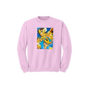 Colección de Anime 100%, sudadera de algodón con estampado de bolsillos para mujer, Polar, informal, de invierno, con cuello redondo, tejido frontal, serigrafía - Product Image 3