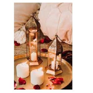 Candelabros de Metal de estilo moderno, tarros de farolillos para decoración del hogar, calidad sostenible para mesa de cena, balcón, moda - Product Image 6