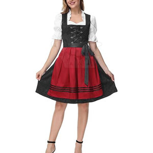 Manches courtes femmes bavarois Dirndl robe 2024 nouveauté femmes bavarois Dirndl robe à vendre - Product Image 3