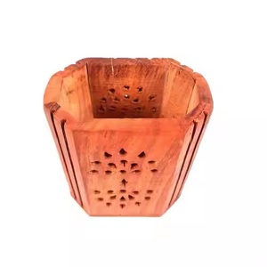 Portalápices de madera de haya personalizado, portalápices de escritorio de madera, organizador de suministros de oficina, Caddy - Product Image 2