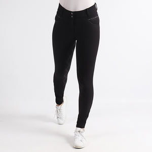 กางเกงขี่ม้าเอวสูงสำหรับผู้หญิงเสื้อผ้าแบบเต็มที่นั่งกางเกงขี่ม้าแบบกำหนดเองขายส่ง - Product Image 6