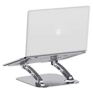 Ergonomischer Laptop-Stehgestell mit Heißentlüftung Aluminium Laptop-Stehständer für Schreibtisch Aluminium verstellbarer Laptop-Stehständer