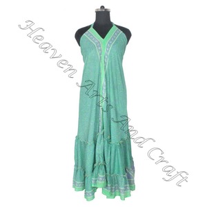 SD012 Saree / Sari / Shari vêtements indiens et pakistanais de l'Inde Hippy Boho fabricant et exportateur de vêtements pour femmes indiennes - Product Image 1