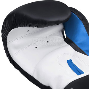 Guantes de boxeo de cuero de primera calidad con ajuste cómodo y muñequera ajustable para taladros de trabajo de almohadilla de bolsa pesada - Product Image 6