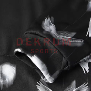 Dekrum Sports 2024 Sweat à capuche pour homme personnalisé 100% coton respirant coupe classique Nouveau style mode hiver Impression en relief Col à capuche - Product Image 5