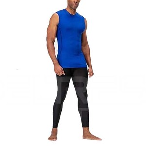 2025 adulte hommes coton/fibre de bambou T-Shirts motif solide cou Compression séchage rapide respirant à manches courtes personnalisable haut - Product Image 1