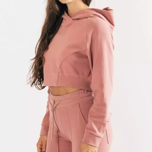 Cargo jogger <b>pants</b> and crop top <b>women</b> tracksuit set trendy slim fit activewear casual workout <b>lounge</b> wear - Product Image 2