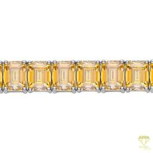 สร้อยข้อมือเทนนิสทรงสี่เหลี่ยมสีเงินสเตอร์ลิง925ฮิปฮอปกันน้ำเครื่องประดับเพชรที่ปลูกในห้องทดลองคุณภาพสูงสำหรับใส่ได้ทั้งชายและหญิงสำหรับงานปาร์ตี้ - Product Image 3