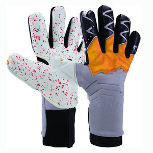 Nouveaux gants de gardien de but professionnels avec Latex allemand de football lisse Latex de 4mm d'épaisseur avec bout des doigts pour des performances optimales - Product Image 5