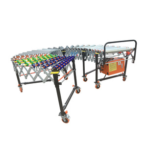 Satılık hareketli zincir tahrikli Powered Skate tekerlek masa gıda sistemi maliyeti genişletilebilir palet yerçekimiyle taşımalı makaralı konveyör kaldırma tablosu - Product Image 6