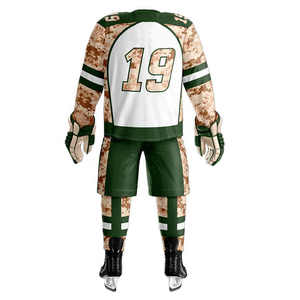 Custom Sublimation <b>Printed</b> Ice Hockey Uniform / Fully Breathable and Stretchable Ice Hockey Uniform for Adults - Product Image 4