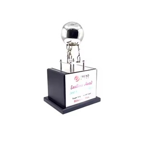 Trophée de travail d'équipe en métal de qualité supérieure Parfait pour les réalisations d'entreprise Prix disponible à un prix abordable depuis l'Inde - Product Image 3