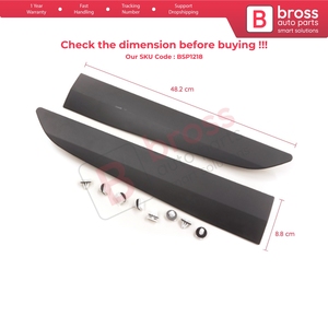 Bande de moulage de porte coulissante latérale gauche et droite BSP1218 pour Transit Courier MK1 B460 2014 2023 1854160 1854158 - Product Image 2