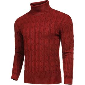Nouveau vente en gros de pull de couleur unie en polyester de haute qualité pull-over pulls décontractés à col rond pour hommes - Product Image 3