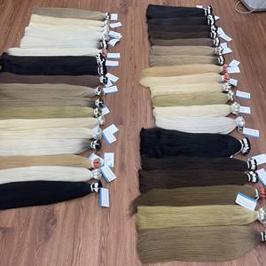 Extensions de cheveux Remy vietnamiennes en vrac Vente en gros Cheveux 100% humains droits naturels Super doublement étirés Grand stock - Product Image 3