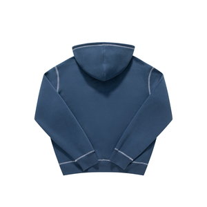 Custom High Quality Embroidery Vintage Full Zip up Hoodie Manufacturer Blank Oversized <b>Men's</b> Hoodies - Product Image 6