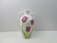 Vase de table en céramique Art Déco, simple et élégant, grand vase à tulipes, ornement pour une nouvelle maison