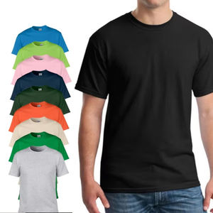 Camiseta gráfica de gran tamaño para hombre 100% algodón personalizada con logotipo de marca ODM suministro tela de lona para hombres y mujeres - Product Image 1