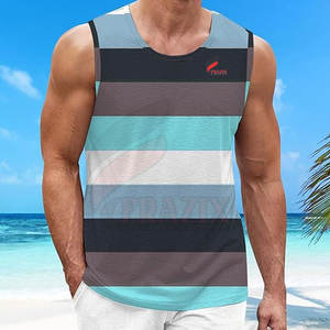 Camiseta Deportiva sin Mangas para Hombre, Ropa de Gimnasio, Camiseta Deportiva Transpirable de Secado Rápido - Product Image 2