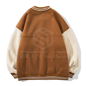High Quality Low MOQ <b>Men</b> Custom Chenille Embroidery Winter <b>Jackets</b> Custom Logo Printed <b>Men</b> Custom <b>letter</b> <b>man</b> Embroidery <b>Jackets</b> - Product Image 2